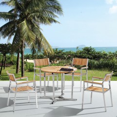 千匠一品户外家具庭院花园塑木阳台桌椅组合C1027T（20张起订）-X