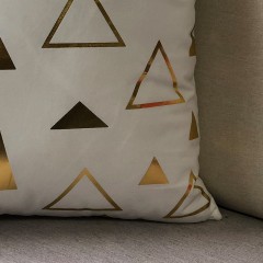 千匠一品现代风格优质棉麻绣花含芯沙发抱枕TJ-01-M