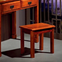 △千匠一品中式红木家具优选进口榆木妆凳HT-W08-E