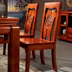 △千匠一品中式红木家具优质进口榆木餐桌HT-C65-E