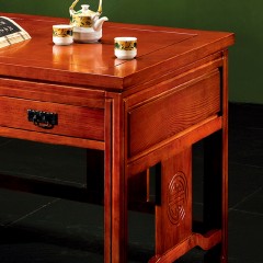 △千匠一品中式红木家具优质进口榆木书桌HT-S02-E