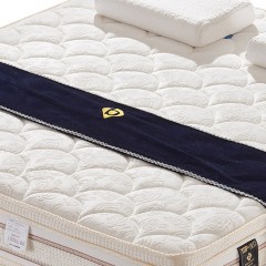 千匠一品 精选高碳弹簧压花绒布面料舒适现代床垫K8666