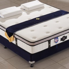 千匠一品现代简约精选高碳弹簧亲肤耐磨4D布料舒适1.8M双人床垫TOP3D.8670-J