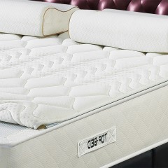 千匠一品现代高碳锰钢弹簧进口针织布环保棉1.8M双人床垫012-J