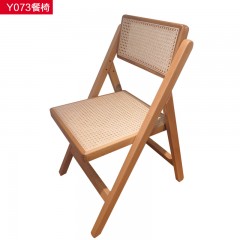 千匠一品 北欧风格优质榉木实木框架餐椅Y073-H