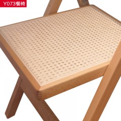 千匠一品 北欧风格优质榉木实木框架餐椅Y073-H