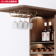 千匠一品 北欧风格 北美白蜡木 简约精致吧台隔断柜 E019吧台隔断柜-X