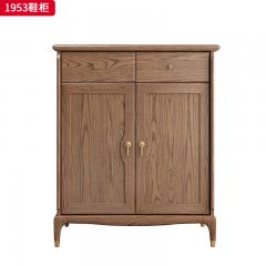 千匠一品 北欧风格 北美进口白蜡木 高档简约鞋柜 1953 鞋柜-X