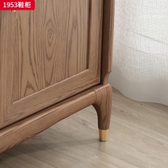 千匠一品 北欧风格 北美进口白蜡木 高档简约鞋柜 1953 鞋柜-X