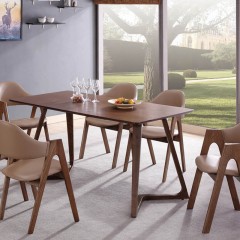 千匠一品北欧风格精选优质进口白蜡木餐厅A字椅JO-018#-X