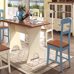 △千匠一品地中海风格精选优质橡木+高密度实木颗粒板餐椅YF-A02-E