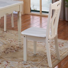 △千匠一品韩式田园泰国进口橡胶木中纤板餐椅CY803-J