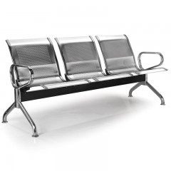 千匠一品现代不锈钢材质院校排椅SJ629C-Q