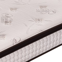 千匠一品 现代风格精选竹碳纤维面料+优质记忆棉+九区独立袋弹簧床网1.8M双人床垫AY148#-Y