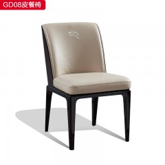 【精品】千匠一品现代轻奢宾利款后背酸枝木布餐椅-GD08-X