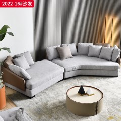 千匠一品 意式风格桦木框架+45密度纯海绵 高档大气沙发2022-16#沙发-X