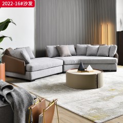 千匠一品 意式风格桦木框架+45密度纯海绵 高档大气沙发2022-16#沙发-X