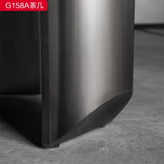 千匠一品 轻奢极简风格 黑钛+岩板 简约高档茶几 G158A茶几-X