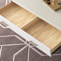 △千匠一品 轻奢美式风格 实木+实木多层 高档大气茶几 912茶几-X