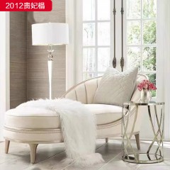 △千匠一品 轻奢美式风格 纳帕仿真皮+绒麻布 高档网红款沙发 2012贵妃榻-X