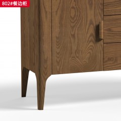 △千匠一品 北欧风格 白蜡木+大理石 802餐边柜-D