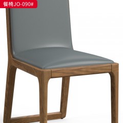 △千匠一品 北欧风格 白蜡木+超纤皮 餐椅JO-090#-D