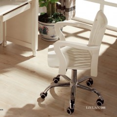 △千匠一品韩式田园泰国进口橡胶木中纤板书椅转椅ZY801-J