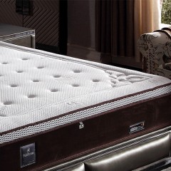 千匠一品现代精选高碳弹簧山羊布乳胶高密度海棉舒适床垫 马尔代夫-Y