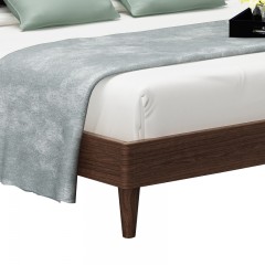 △千匠一品中式风格优质白蜡木卧室双人床K3-M