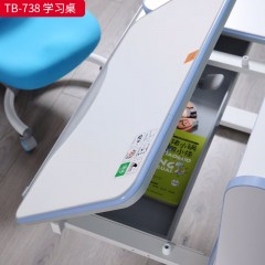△千匠一品 儿童风格 微晶颗粒板+五金底架 高档精致学习桌TB-738-L
