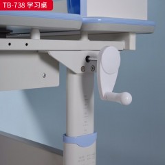 △千匠一品 儿童风格 微晶颗粒板+五金底架 高档精致学习桌TB-738-L