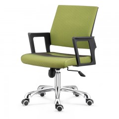 千匠一品办公家具网布黑色扶手现代简约电脑椅办公椅职员椅OSB-5050-Y