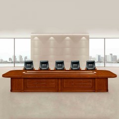 千匠一品办公家具进口E1级密度板+环保油漆会议台H-4039-X