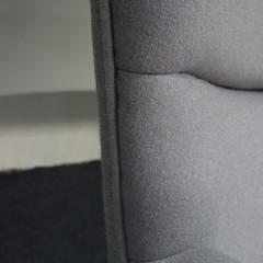 千匠一品现代风格精选羊绒布艺+不锈钢脚休闲椅C013-G