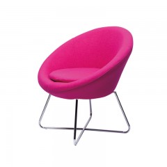 千匠一品现代风格优质羊毛绒定型海绵休闲椅C043-J