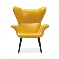 千匠一品现代风格优质PU皮+结实铁架海绵休闲椅C056-J