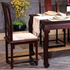 △千匠一品红木家具中式柬埔寨酸枝餐厅套装餐椅明殿长方餐桌-J