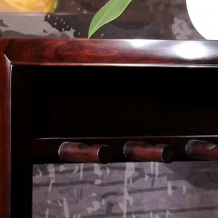 △千匠一品红木家具中式柬埔寨酸枝伞型花架-J