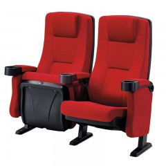 千匠一品现代优质高回弹坐垫+冷轧钢脚架办公礼堂椅KL-606-E