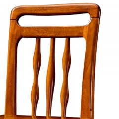 千匠一品新中式优质进口金丝檀木实木脚餐椅Y10-J