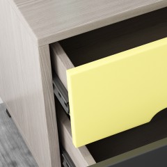 △千匠一品北欧简约实用防划板床头柜902-Z