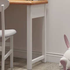 千匠一品 儿童家具优选白蜡木实木+水性环保油漆转角书柜/电脑桌GJ8801-L