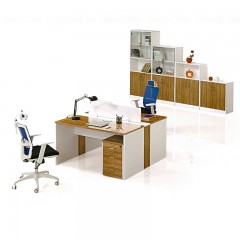千匠一品现代优质环保型三聚氰胺板两人位办公桌C5603-E