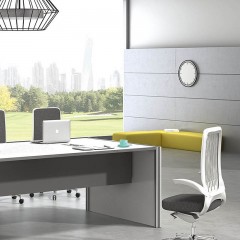 千匠一品现代风格实木颗粒板E1级板材会议桌HE-630-E