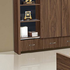 千匠一品现代风格实木颗粒板E1级板材书柜HP-333-E