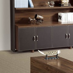 千匠一品现代风格实木颗粒板E1级板材书柜HP-355-E