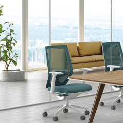 千匠一品现代风格实木颗粒板E1级板材会议桌ZH-885-Y