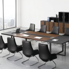 千匠一品现代风格实木颗粒板E1级板材会议桌HP-897-E