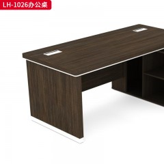 千匠一品 办公风格 E1级刨花板+三聚氰胺饰面纸 高档大气办公桌 LH-1026办公桌-X