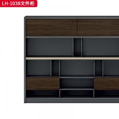 千匠一品 办公风格 E1级刨花板+三聚氰胺饰面纸+铝合金包边 高档大气文件柜 LH-1038文件柜-X